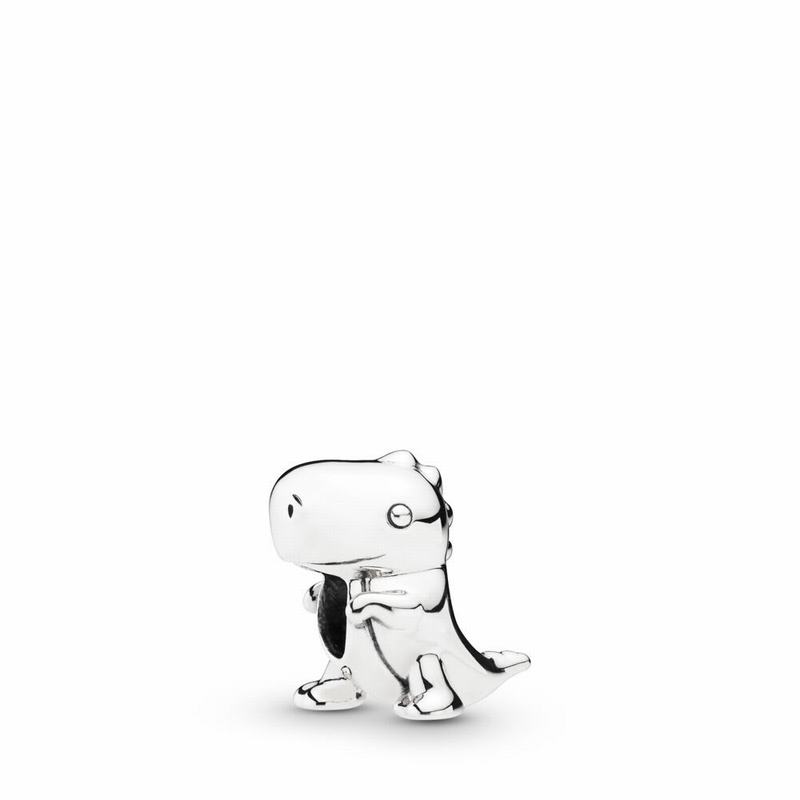 Pandora Dino The Dinosaur Charm - Sterling Silver - Canada | SA8332ES